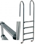Лестница модели Wall со ступеньками модели Luxe Арт. 15204